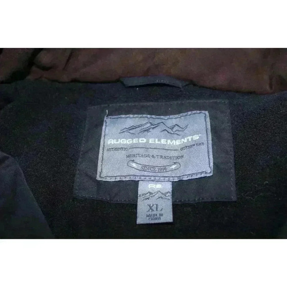 Rugged Elements Men's Trek Jacket Hidden Hoodie Fleece Lined Size X Large - Picture 9 of 16